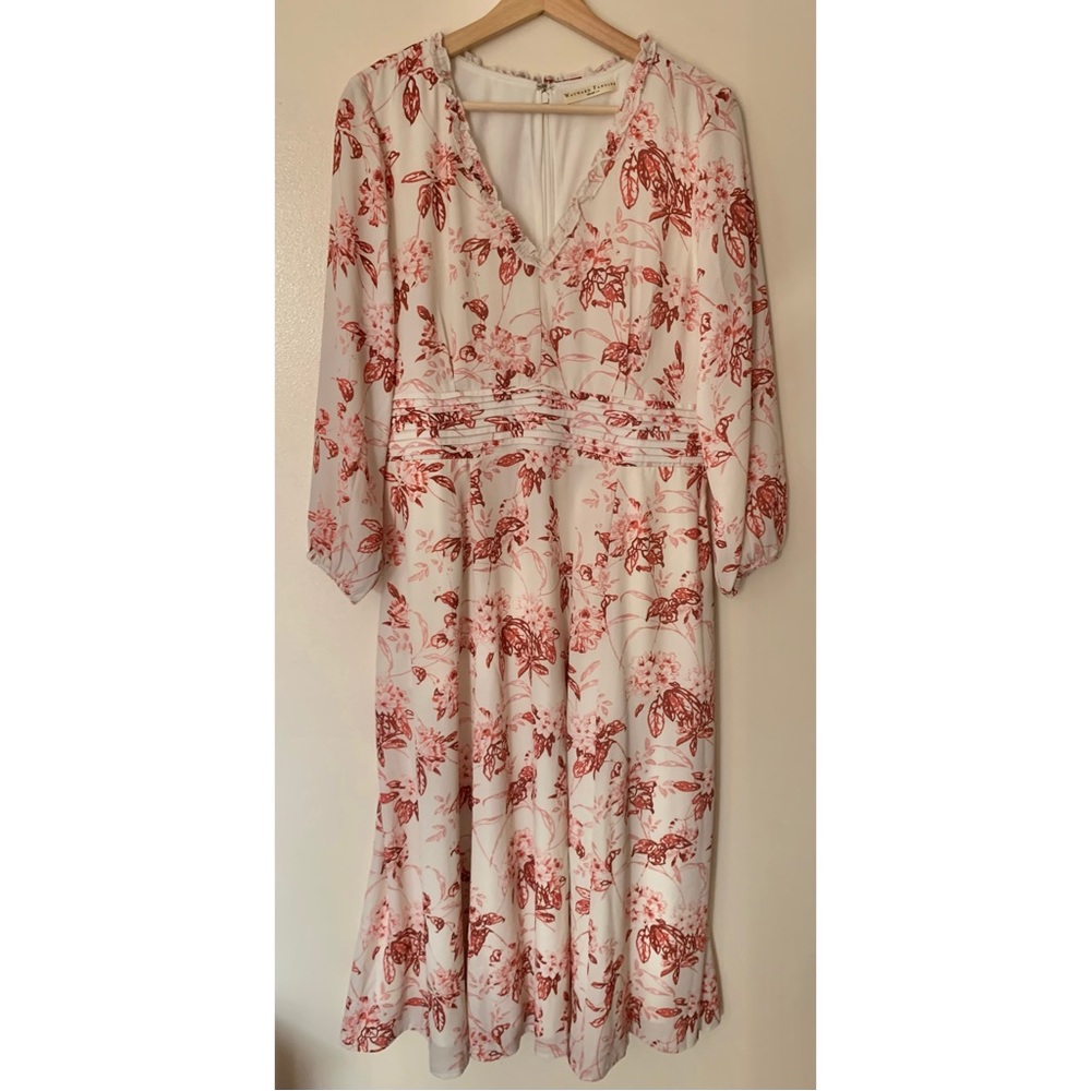 Eshakti • L 14 • Wayward Fancies V Neck Floral Maxi Dress